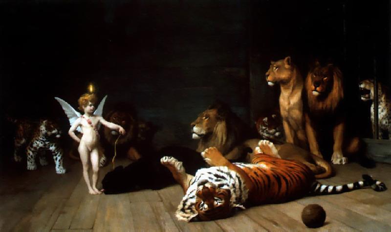 Jean Leon Gerome The Love Conquerer oil painting image